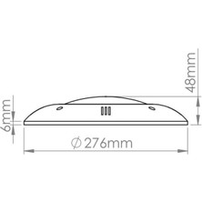 Conti 18 Watt Turkuaz Smd LED Sıva Üstü Havuz Lambası Tenda 12 Volt 18W Tenda