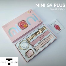 Tekiz Teknoloji Mini G9 Plus 41MM Akilli Saat 3 Kordon + Bileklik