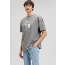 Mavi Logo Baskılı Yeşili TIŞÖRT0612005-70132