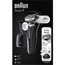 Braun Yeni Seri 7 N7200CC Smartcare Autosense, 360° Flex Islak Kuru Kablosuz Tıraş Makinesi