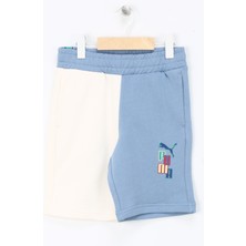 Puma Lastikli Bel Normal Mavi Erkek Çocuk Şort 67927220-READY Set Better Shorts Tr