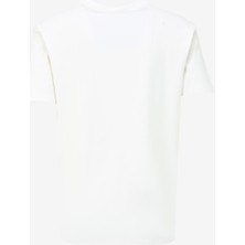 Discovery Expedition Beyaz Erkek Bisiklet Yaka Basic Baskılı T-Shirt D4SM-TST3304
