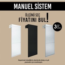 A1 Stor Dolap Kapak Sistemi Manuel Kaset Özel Ölçü 50X115 cm