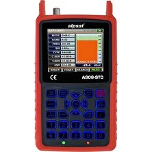 Go İthalat Alpsat AS06-STC Satfınder 6 Hd Slım Görüntülü Uydu Bulucu + Kamera Tester Cihazı (2818)