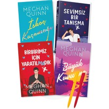 Meghan Quinn 4 Kitap Set-Iskoç Kaçamağı Büyük Kavuş Birbiri Için Yaratılma Sevimsiz Bir Tanış Ren