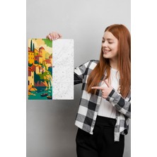 Picasso World Hobby Art Sayılarla Boyama Tuval Hobi Seti Fırça Boya Dahil Nehir