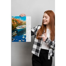 Picasso World Hobby Art Sayılarla Boyama Tuval Hobi Seti Fırça Boya Dahil Kayık