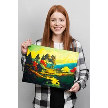 Picasso World Hobby Art Sayılarla Boyama Tuval Hobi Seti Fırça Boya Dahil Etkileyici Doğa Manzarası