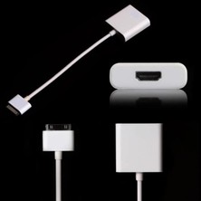 3C Store HDMI 30 Pin Hd Kablosu Ipad 2 Içın Uygun 3 HDMI Dişı Dönüştürücü 30 Pin Erkek Adaptör Iphone 4s Tv Projektörü Içın (Yurt Dışından)