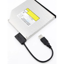 3C Store 7 6 13 Pin Ince Sata USB CD DVD Rom Optik Sürücü Kablo Adaptörü Dönüştürücü QJY99 (Yurt Dışından)