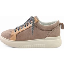 Hulla Hakiki Süet Deri Kadın Spor Ayakkabı / Sneakers
