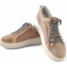 Hulla Hakiki Süet Deri Kadın Spor Ayakkabı / Sneakers