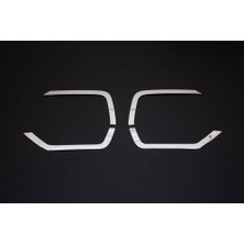 bebekokusu Sis Far Çıtası Alt ve Üst Krom Aksesuar 4 Parça (T6.1 Transporter Van 2020 > Model Için Uyumlu)