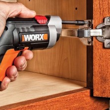 Worx WX252 4VOLT/1.5AH. Li-Ion Şarjlı Tornavida + 10 Adet Bits Uç