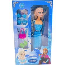 Paşa Oyuncak Toy Toys Küpeli Çantalı Frozen Bebek