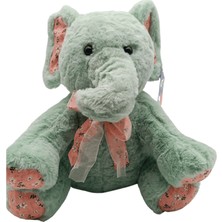 Soft Toy Kurdeleli Fil Peluş Oyuncak 32 Cm- Mint PL-62559