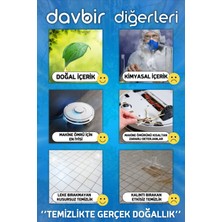 Davbir 6'lı Set Robot Süpürge Deterjanı, Beyaz Sabun, Bebek Pudrası, Yağmur Ormanı Sprey Mop Deterjanı