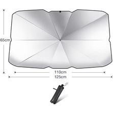 Nukstir Araç Şemsiyesi Ön Cam Güneş Korumalı Yalıtımlı Şemsiye (Yurt Dışından)