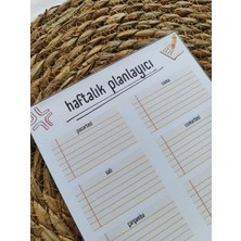 Beticraft Haftalık Planlayıcı A5 Boy 15X21 Üstten Tutkallı Çek Kopar