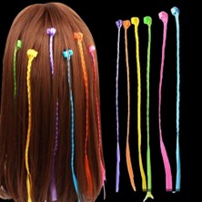 Kuzey Oyuncak Vıp 30 Pcs Colorful Wig Hair Extensions 30 Adet Renkli Tokalı Saç Örgülü Saç Takma Saç Renkli Saç