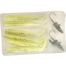 Savage Gear Mini Sandeel Kit 10 Adet 10CM (2+4+4) Suni Silikon Yem Glow