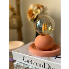 Design Pearly Globe Beton Tasarımlı Masa Lambası