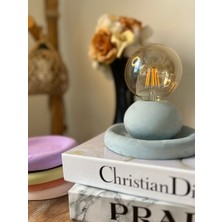 Design Pearly Globe Beton Tasarımlı Masa Lambası