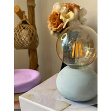 Design Pearly Globe Beton Tasarımlı Masa Lambası