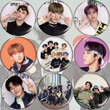 Fuhaidan 15 Kpop Metal Broş Kaçak Çocuk Hayranları Aksesuarları Koleksiyonu Kolye Sırt Çantası Dekor Pimleri Arkadaşlar Rozeti (Yurt Dışından)