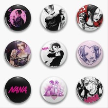 Fuhaidan 65155 58MM(2.3IN) Nana Broche Pines Pimleri Moda Yaka Gömlek Broş Pines Anime Hediyeler (Yurt Dışından)