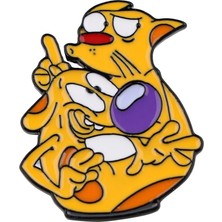 Fuhaidan 24 1 Rozetleri Karikatür Vintage Emaye Pin Broş Sevimli Anime Yaka Iğnesi Sırt Çantaları Broş Moda Takı Aksesuarları Hediyeler (Yurt Dışından)