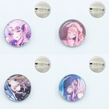 Fuhaidan 29 Proje Sekai Anime Akiyama Mizuki Nightcord Pin Cam Kubbe Rozeti Broş Pins Sevgilisi Kız Arkadaşlar Için (Yurt Dışından)
