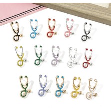 Fuhaidan Broş Pin Sıcak Satış Yaratıcı Renkli Broş Doktor Hemşire Stetoskop Emaye Pimleri Tıbbi Denim Ceketler Çanta Takı Düğme Rozetleri Hediyeler (Yurt Dışından)