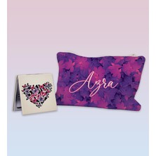 Ejoya Kişiye Özel Makyaj Çantası & Kişiye Özel Ayna Hediye Seti 111002