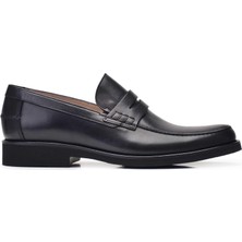 Nevzat Onay Siyah Bağcıksız Günlük Erkek Ayakkabı -76485-