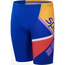 Speedo Plmt Vcut Dıgı Jam Jm Çocuk Mavi Mayo 8-00318316629