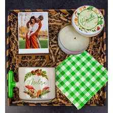 Ejoya Kişiye Özel Latte Kupa & Mum & Fotoğraflık & Bardak Altlığı Hediye Kutusu 112807