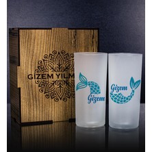 Ejoya Kişiye Özel Kutusunda 2'li Rakı Bardağı Hediye Seti 107148