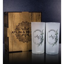 Ejoya Kişiye Özel Kutusunda 2'li Rakı Bardağı Hediye Seti 107180