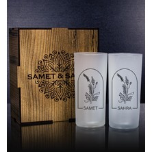 Ejoya Kişiye Özel Kutusunda 2'li Rakı Bardağı Hediye Seti 107199