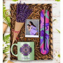 Ejoya Kişiye Özel Kupa & Lavanta & Tütsü Takımı & Fotoğraflık Hediye Kutusu 111809