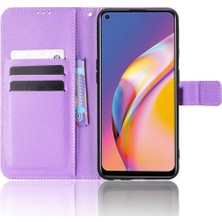 YH Market Oppo A94 4g Kapak Manyetik Cüzdan Kickstand Kart Tutucu Için Kılıf (Yurt Dışından)