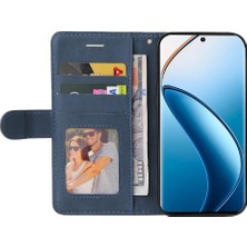 YH Market Kart Yuvası Standı ile Realme 12 Pro 5g Için Flip Case Pu Deri Flip Folio (Yurt Dışından)