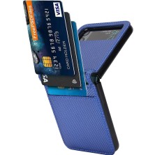 YH Market Samsung Galaxy Z Flip 3 Manyetik Cüzdan Kickstand Kapak Kartı (Yurt Dışından)