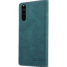 YH Market Sony XPERIA10 Iıı Premium Deri Kickstand Iki Kart Yuvaları Için Kılıf (Yurt Dışından)