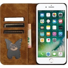 YH Market IPhone 6/6s Flip Folio Tutucu Kapak Kart Cep Kabartmalı Kedi (Yurt Dışından)