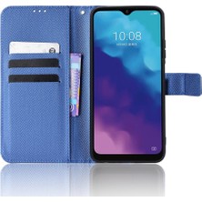 YH Market Zte Blade V30 Vita Kapak Kickstand Manyetik Cüzdan Kart Tutucu (Yurt Dışından)