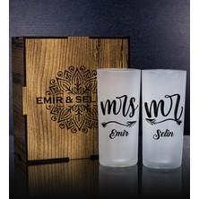 Ejoya Kişiye Özel Kutusunda 2'li Rakı Bardağı Hediye Seti 107186