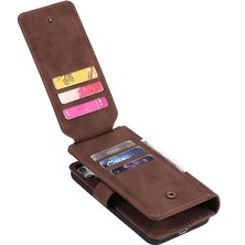 YH Market IPhone 14 Için Kılıf Pro Max Cüzdan Flip Folio Kart Tutucu Kickstand Pu (Yurt Dışından)