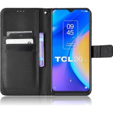 YH Market Tcl 20SE Kart Tutucu Kickstand Kapak Manyetik Cüzdan Için Kılıf (Yurt Dışından)